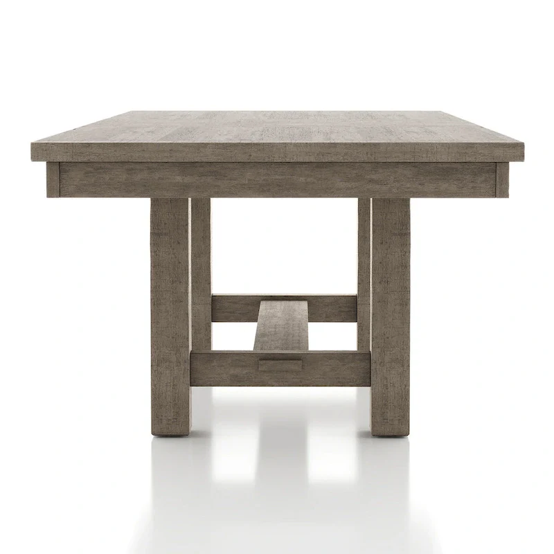Rustic Grey Wood 5-Piece Dining Table Set by