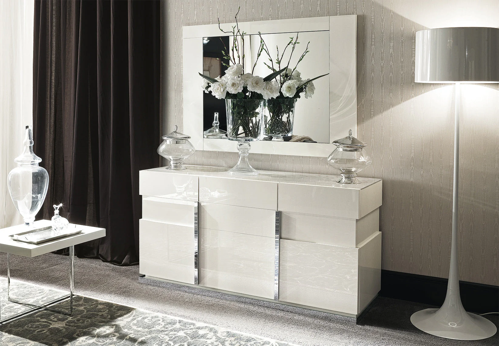 Canova White Dining Room Collection by ALF Italia