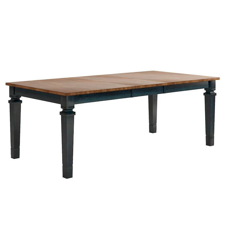 Elena Solid Wood Extendable Dining Table - Classic Style