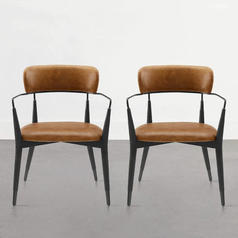 Mid-Century Solid Wood Accent Dining Chair