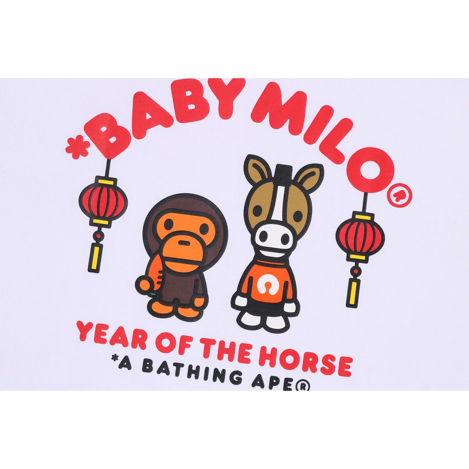 YEAR OF THE HORSE BABY MILO TEE KIDS