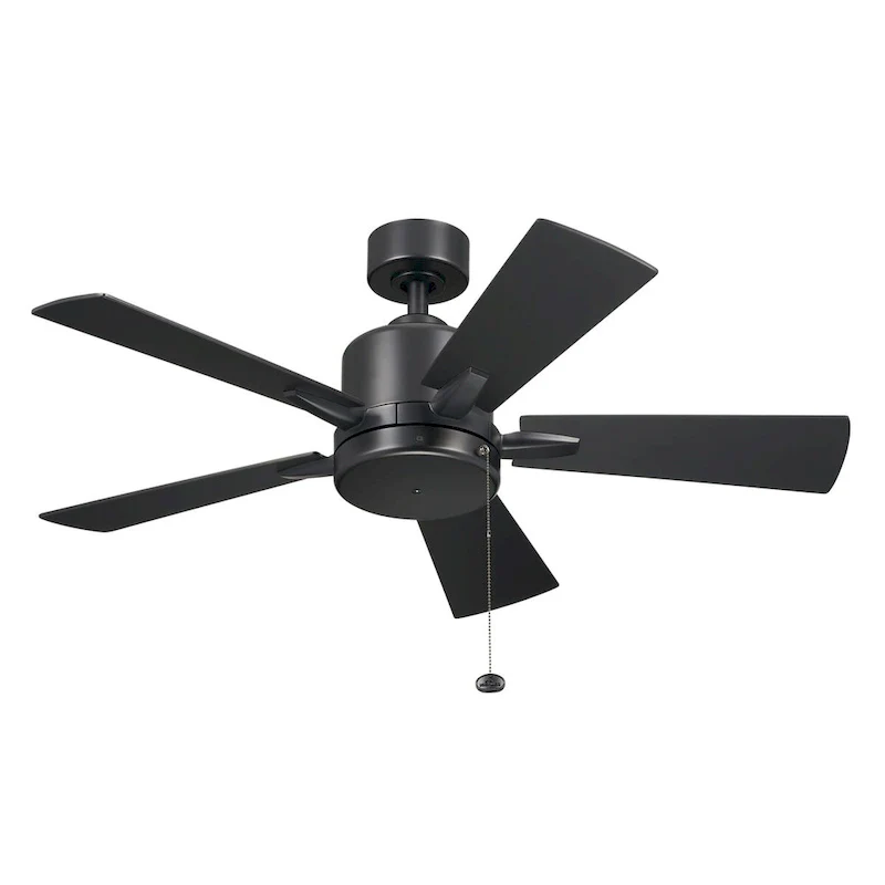 Kichler Lighting Lucian II 42 inch Indoor Satin Black Ceiling Fan