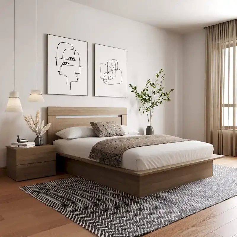 Malibu 3-Piece Bedroom Set with Bed