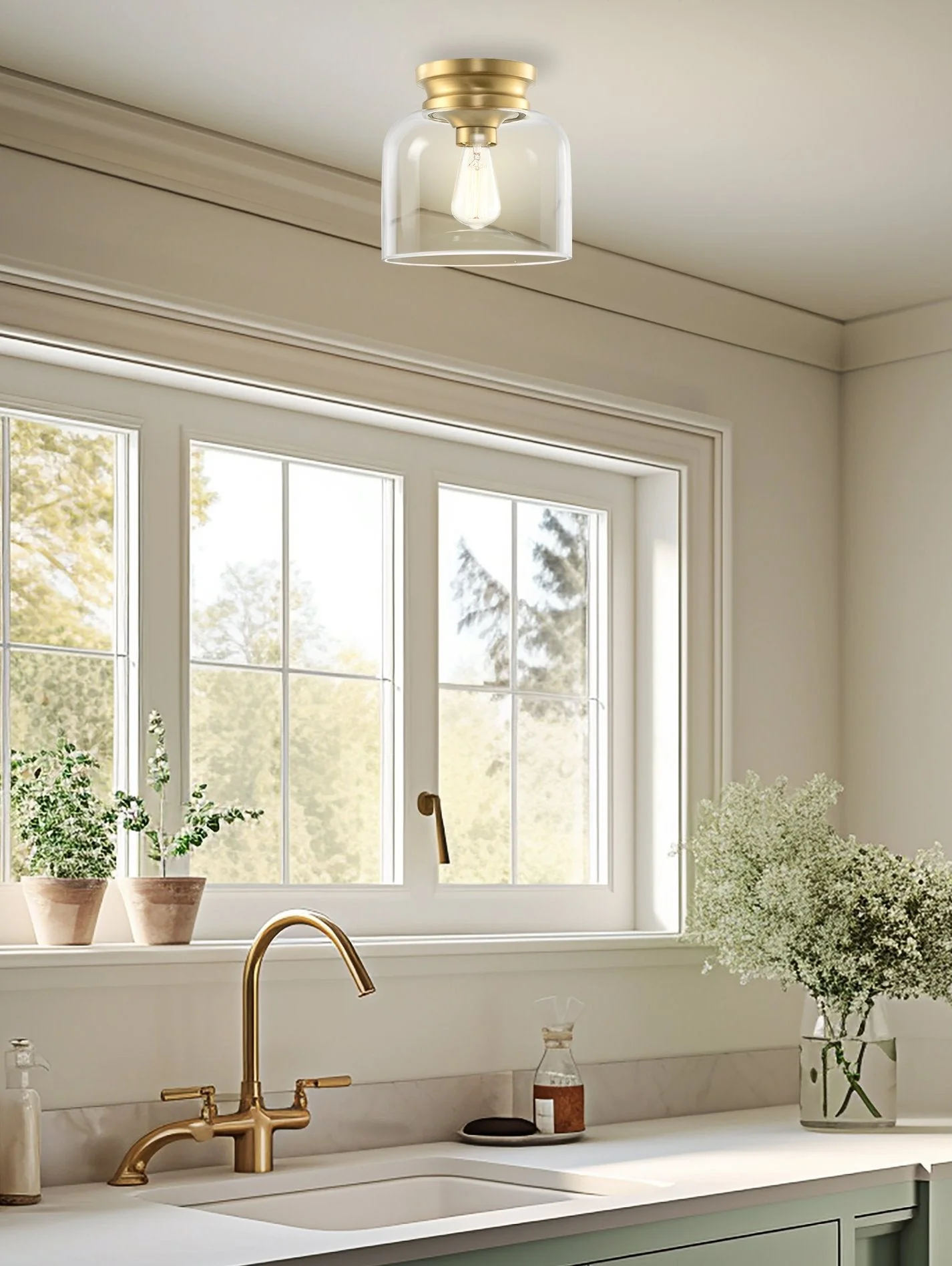 Luxe 9 Clear Glass Shade / Replacement Glass