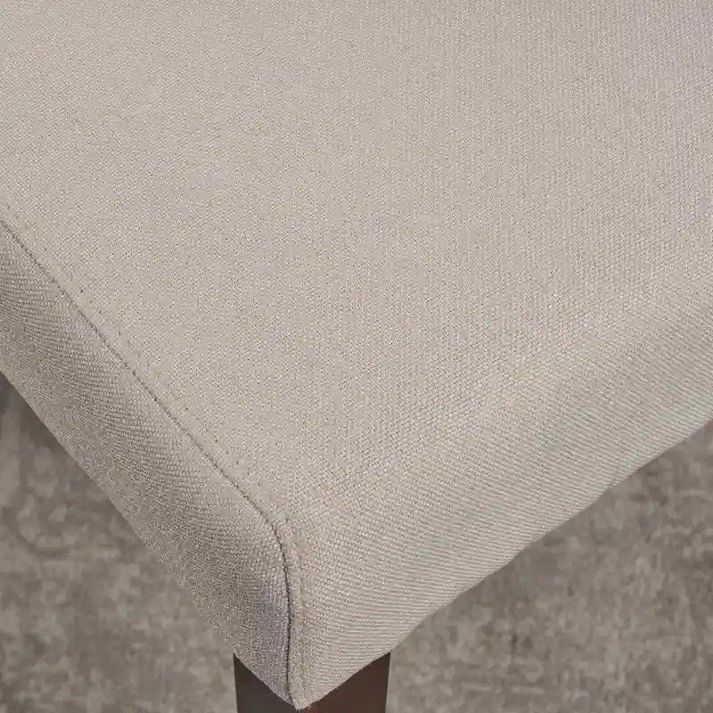 Fabric Wingback Dining Chairs Set of 2