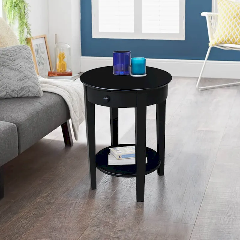Solid Parawood Philips Accent Table
