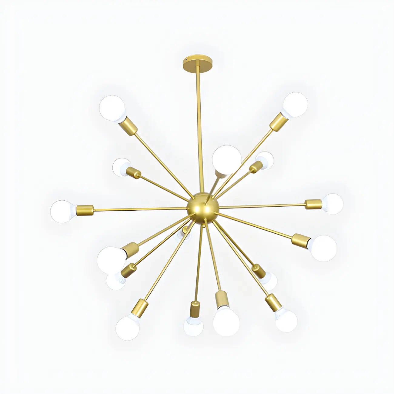 Modern LED Gold Globe Sputnik Chandelier