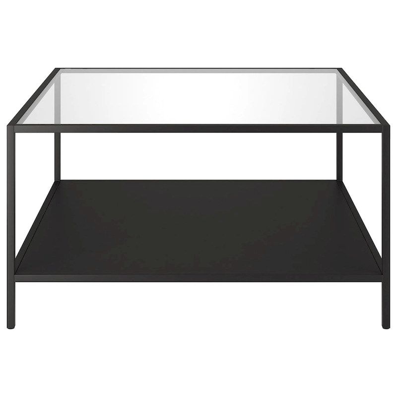 Sivil 32 Square Coffee Table with Shelf