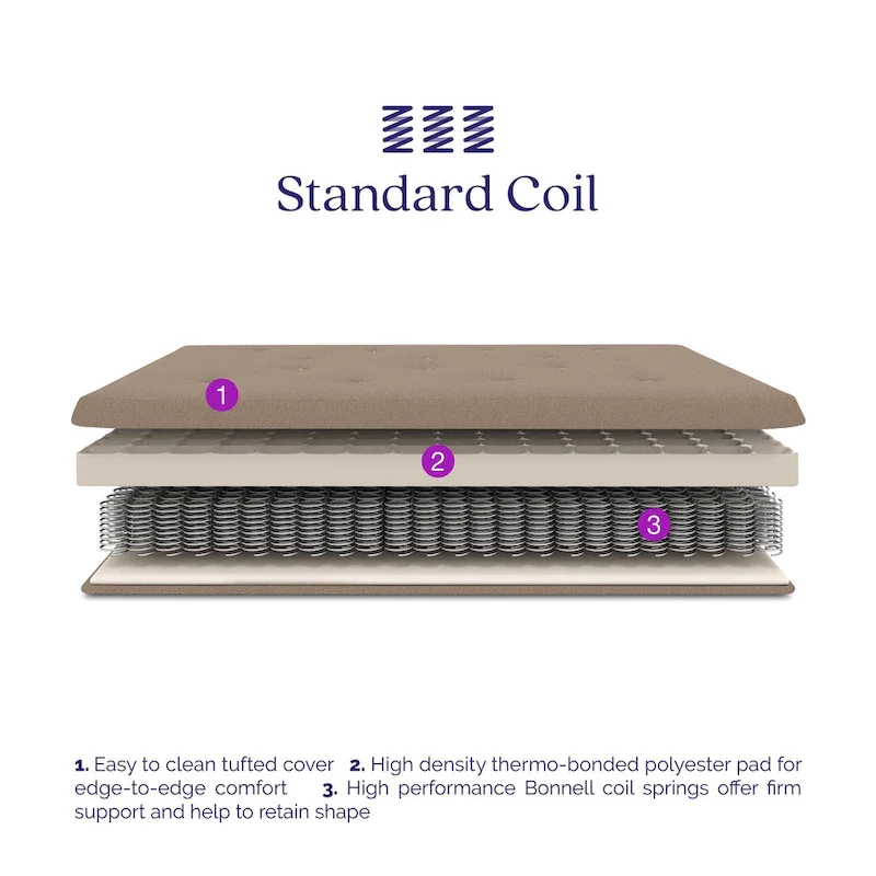 DHP Trule 6-Inch Bonnell Coil Futon Mattress
