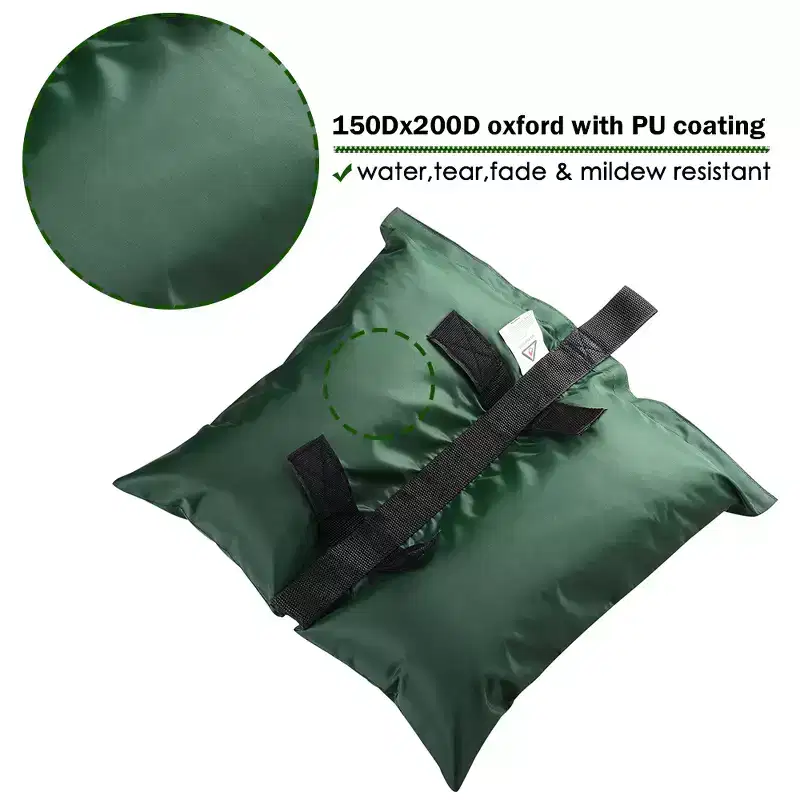 Yescom 4Pcs Weight Sand Bag Oxford for Outdoor Easy Pop Up Canopy Instant Tent Gazebo Shelter Green