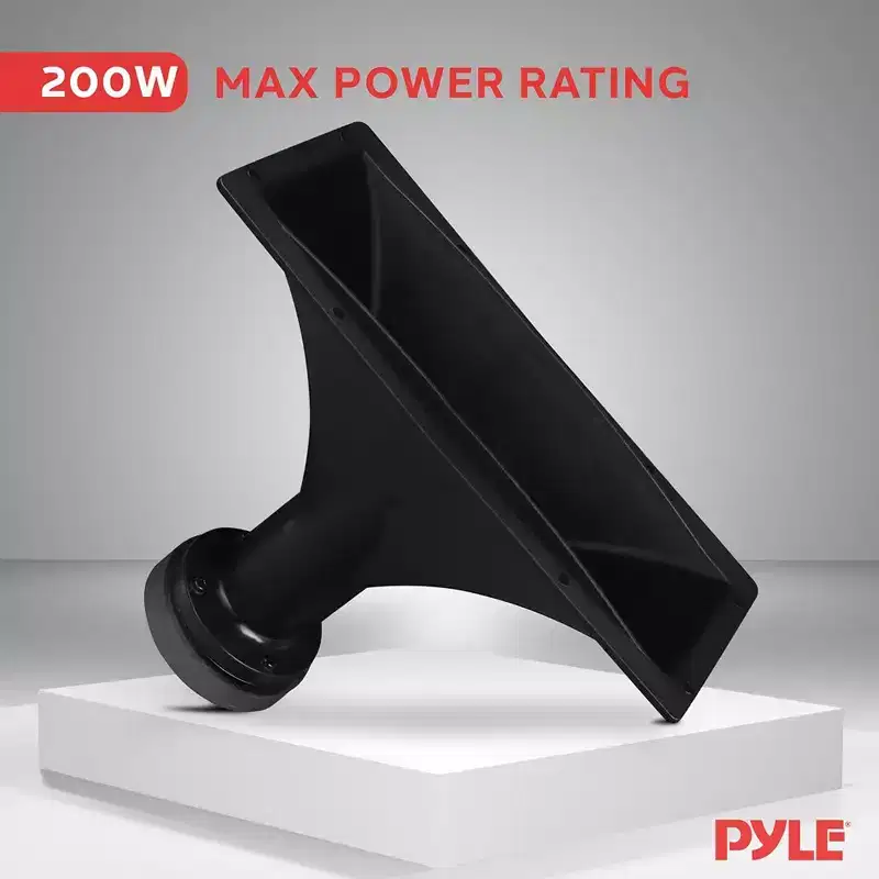 Pyle 4'' x 10'' Horn Tweeter Speaker (PH391) - 200 Watts, 102dB Sensitivity