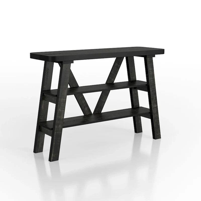 47-inch 2-Open Shelf Console Table
