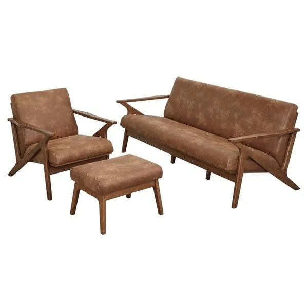 Simple Living Bianca Solid Wood Living Room Set