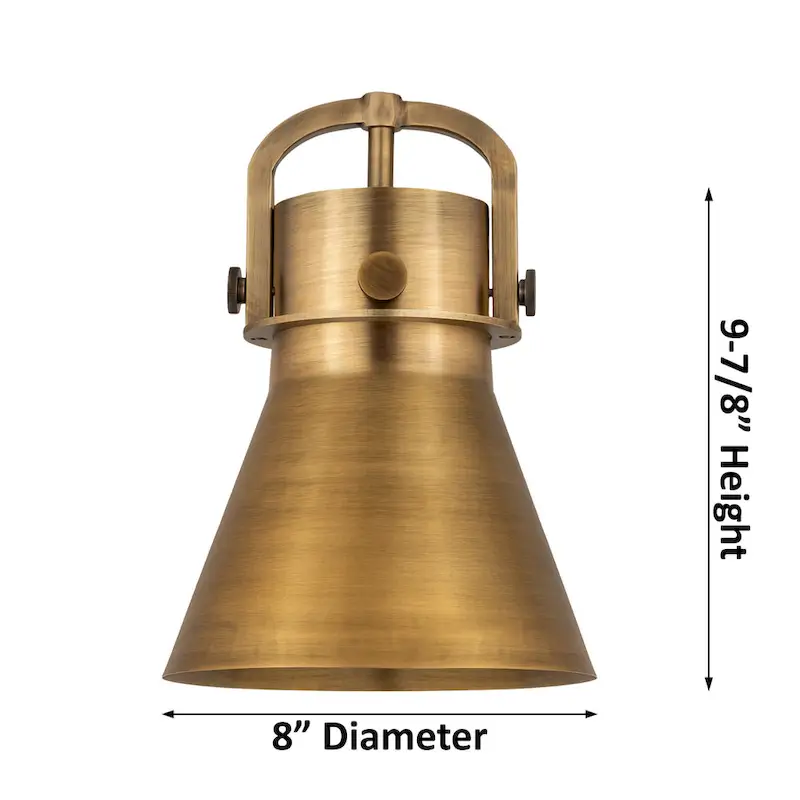Innovations Lighting 410-1PS-10-8 Newton Cone Pendant Newton Cone 8