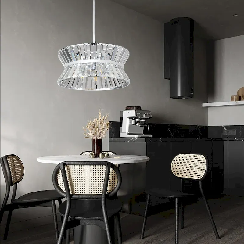 LARGE CHANDELIER CRYSTAL LAMP Modern AND LUXURIOUS STYLE