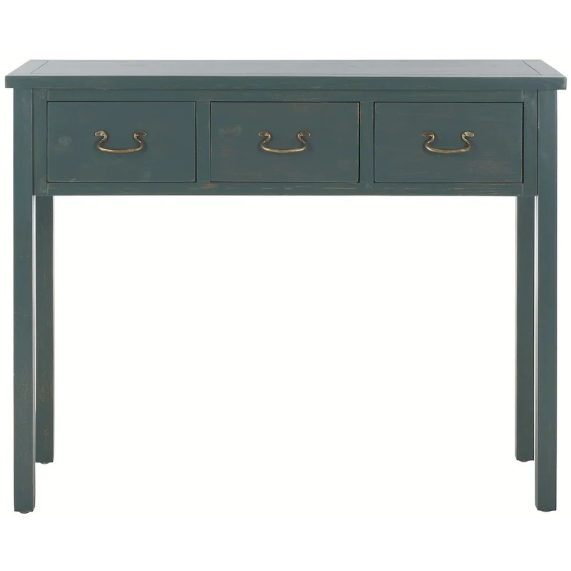 SAFAVIEH Marleine Antiqued Grey Console Table - 39.4  x 14.2  x 31.7  - 39Wx14Dx32H