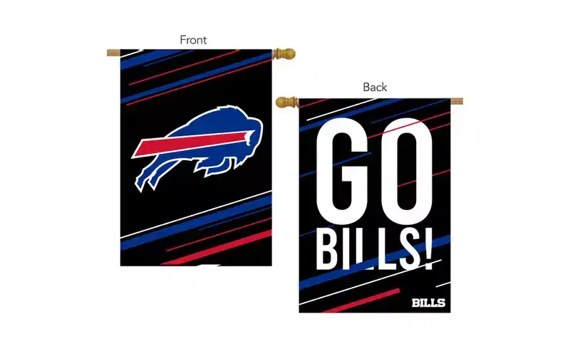 Briarwood Lane Buffalo Bills Slogan House Flag NFL Licensed 28 x