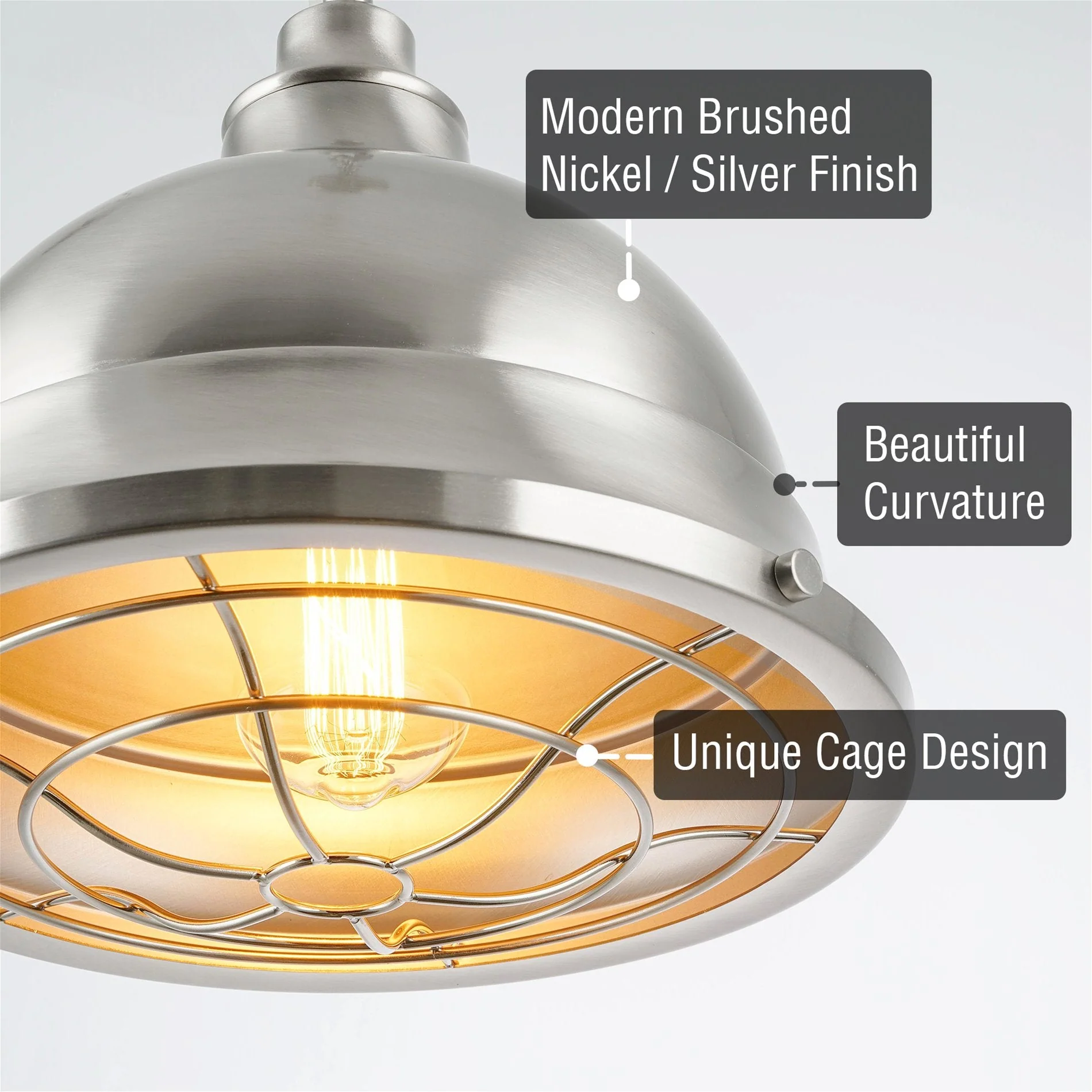 Liberty 13 Modern Industrial Pendant Light