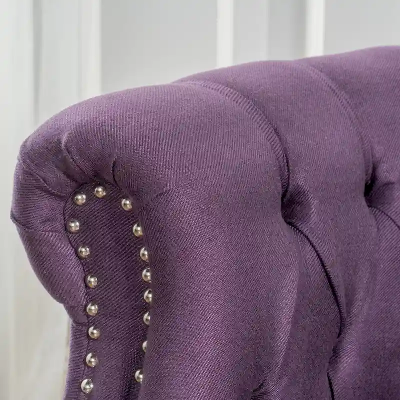 Akira Tufted Fabric Club Chair by Christopher Knight Home