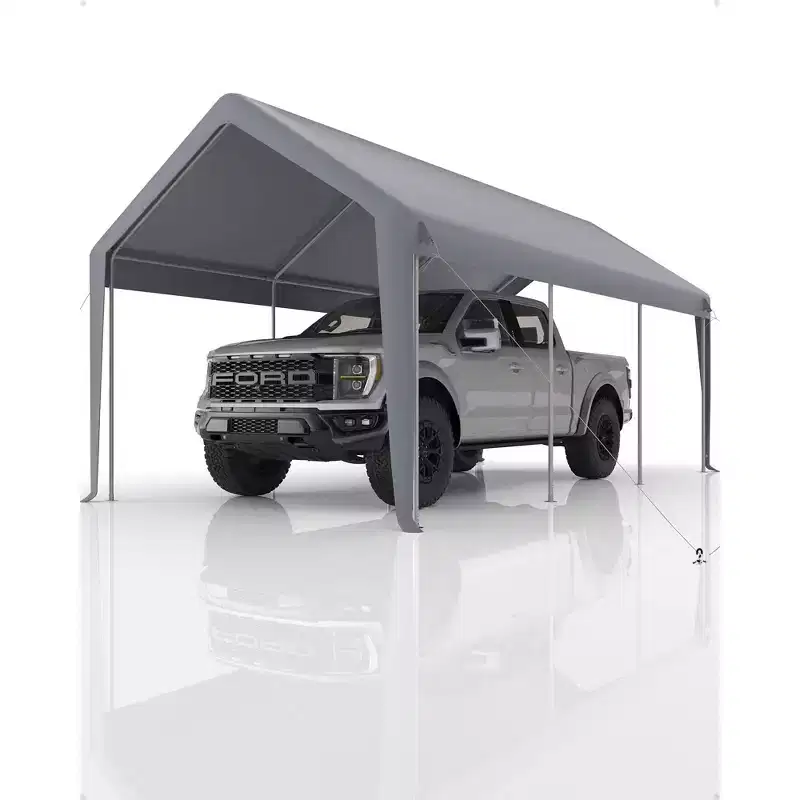Replacement Canopy Cover for Carport Heavy Duty Waterproof UV Resistant PE Fits 13x20 13x25 20x13x11 ft White Yellow Top Only No Frame