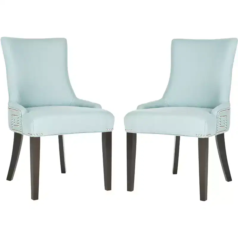 Gretchen 20 Side Chair With Nail Head Trim (Set of 2) - MCR4718 - Safavieh Couture