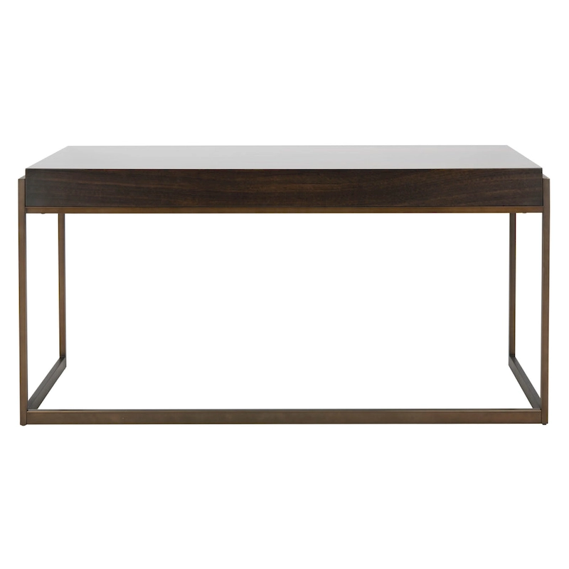 SAFAVIEH Couture Radunka 3-Drawer Smoked Eucalyptus Writing Desk