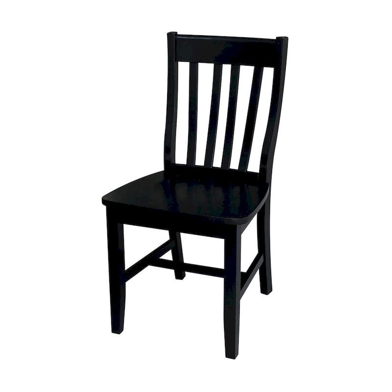 Copper Grove Quince Solid Wood Schoolhouse Chairs, Set of 2