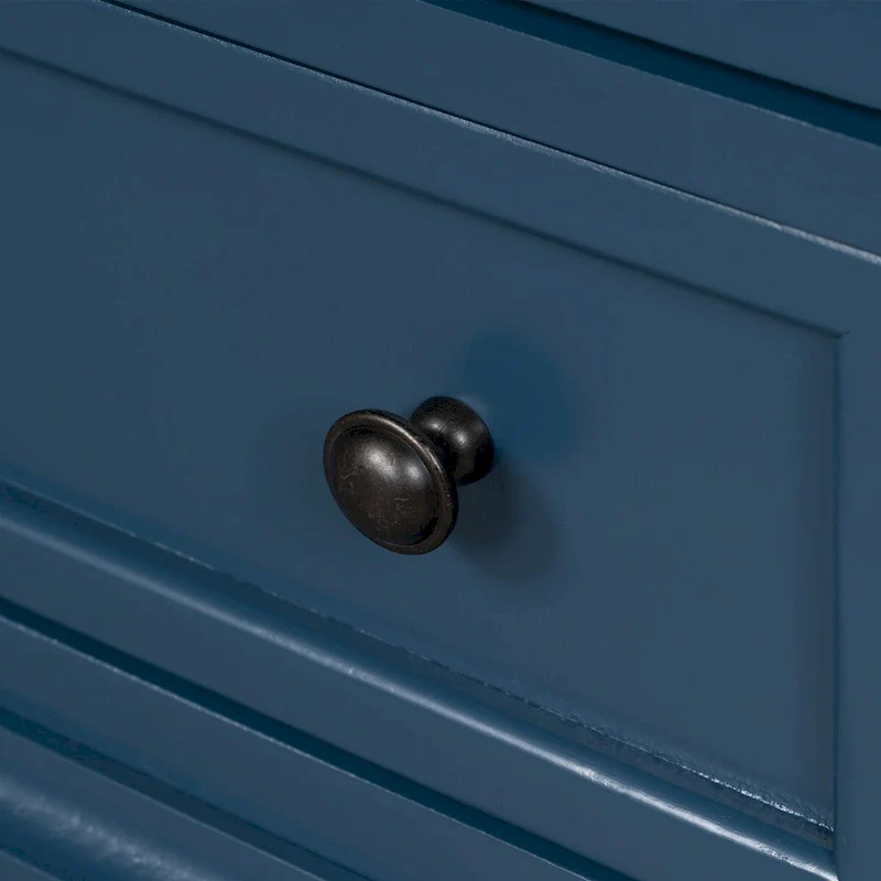 3-Drawer End Table - Solid Pine Wood Side Table with Pull-Out Tray, Ball Slide Drawers, Easy Assembly, 150 lbs Capacity