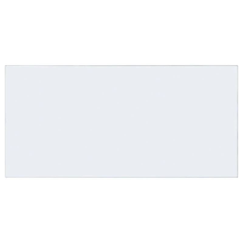 Rectangular Casual Clear Tempered Glass Top