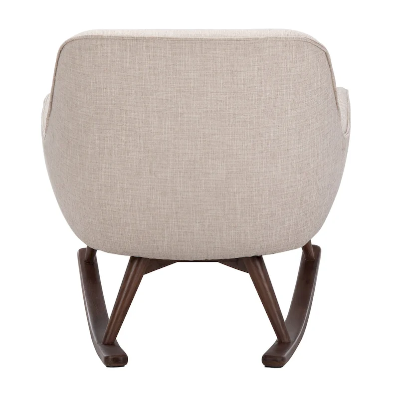 SAFAVIEH Couture Breeda Mid-Century Rocking Chair - 32Wx37Dx32H