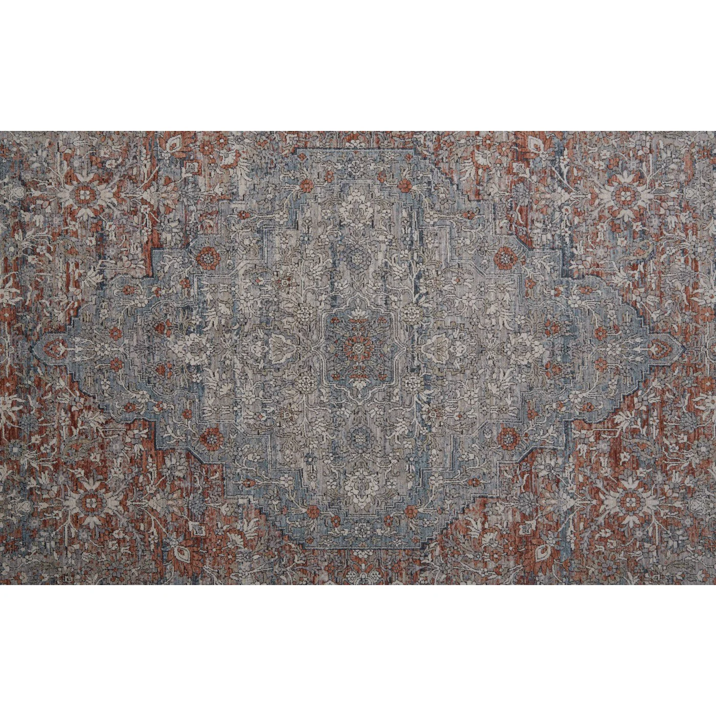Marquette Rust/Blue Rug