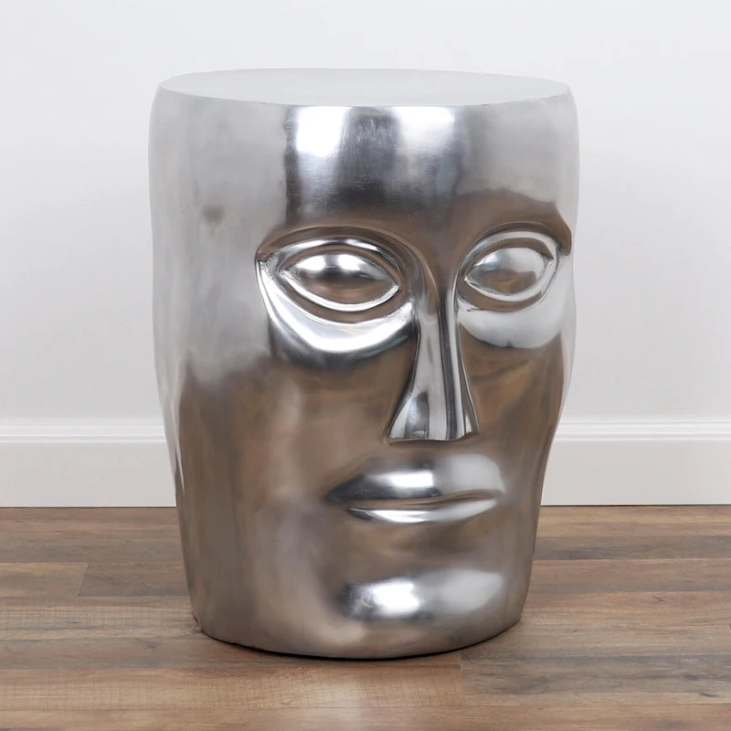 Metal face stool - 54 x 84