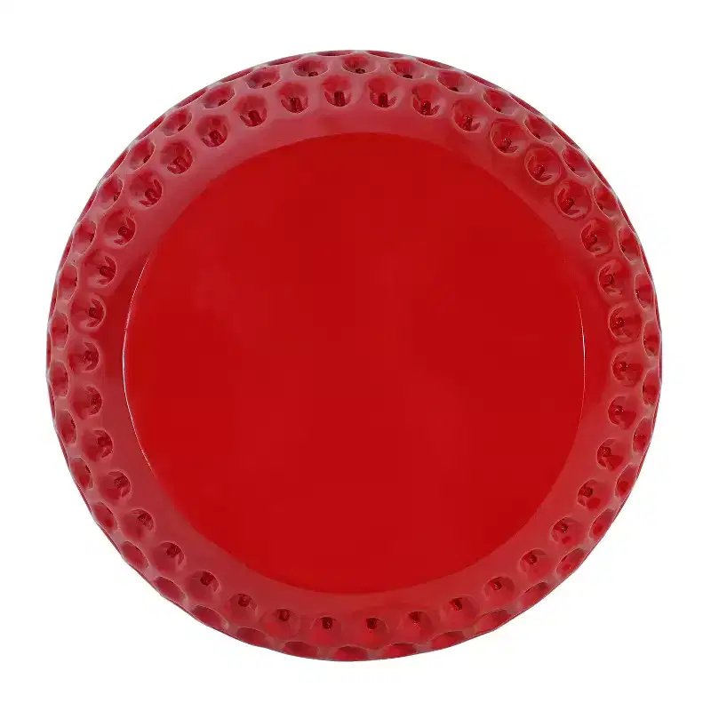 Christopher Knight Home Misaki Patio Modern Strawberry-Inspired Lightweight Concrete Side Table