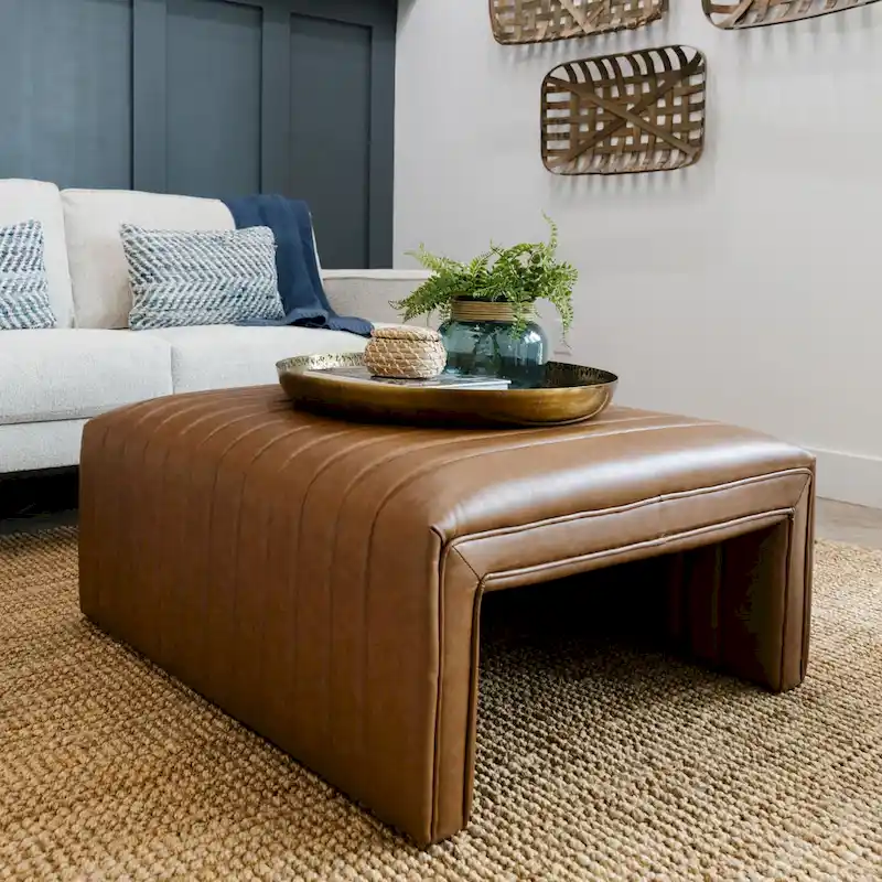 Atkinson Faux Leather Coffee Table