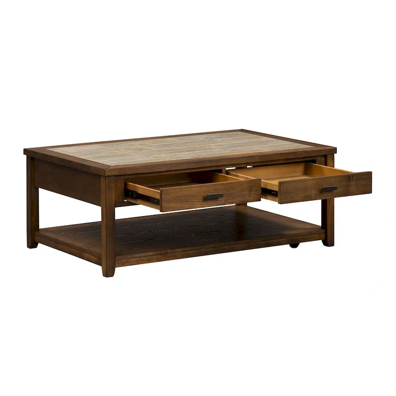 Mesa Valley Tobacco Cocktail Table