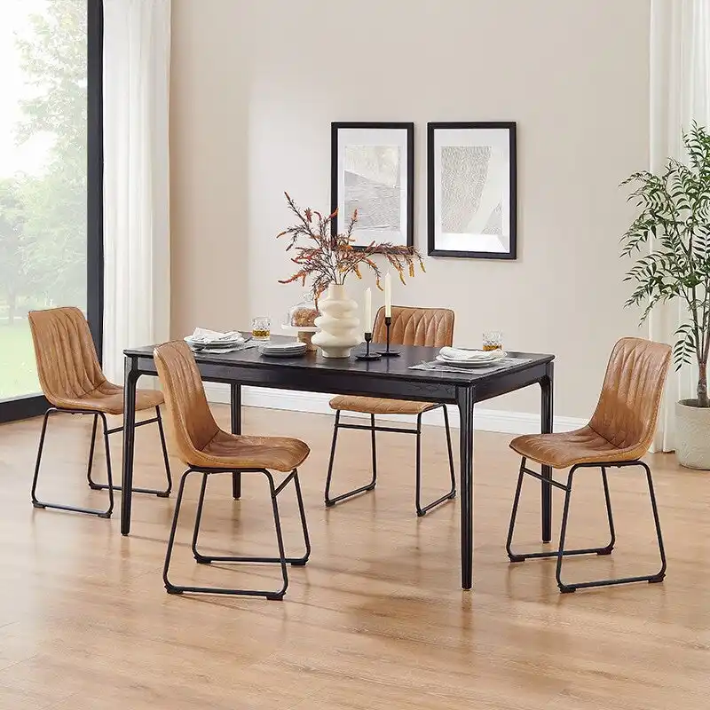 Faux Leather Dining Chair (Set of 2)