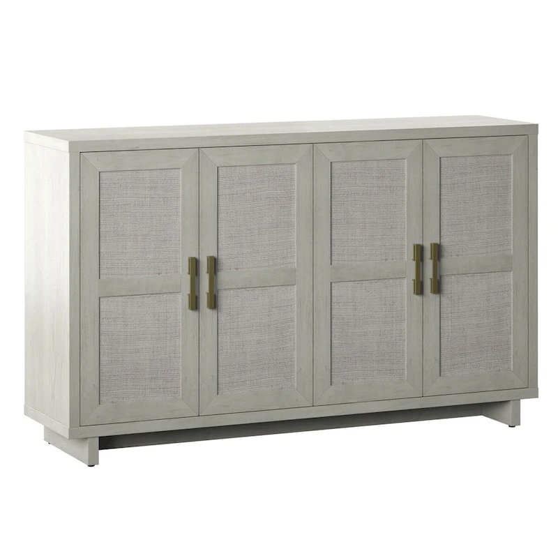 Coastal Sideboard with Linen Inspired Accents