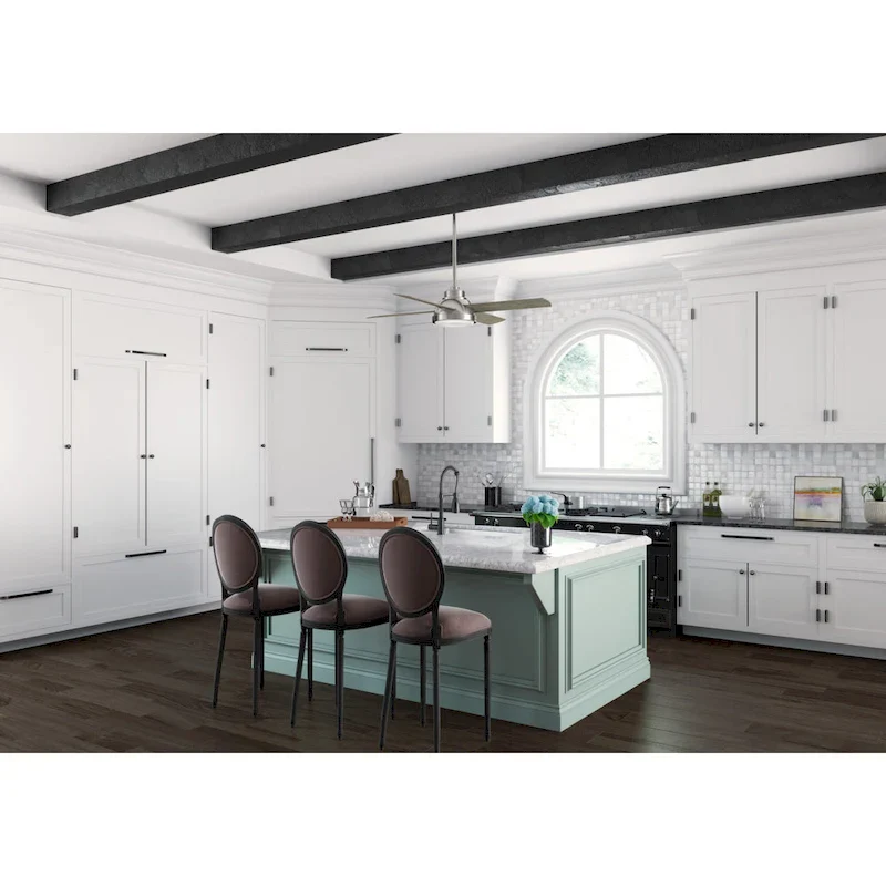 Casablanca 54  Levitt Ceiling Fan with LED Light Kit and Wall Control - Modern Industrial, Rustic