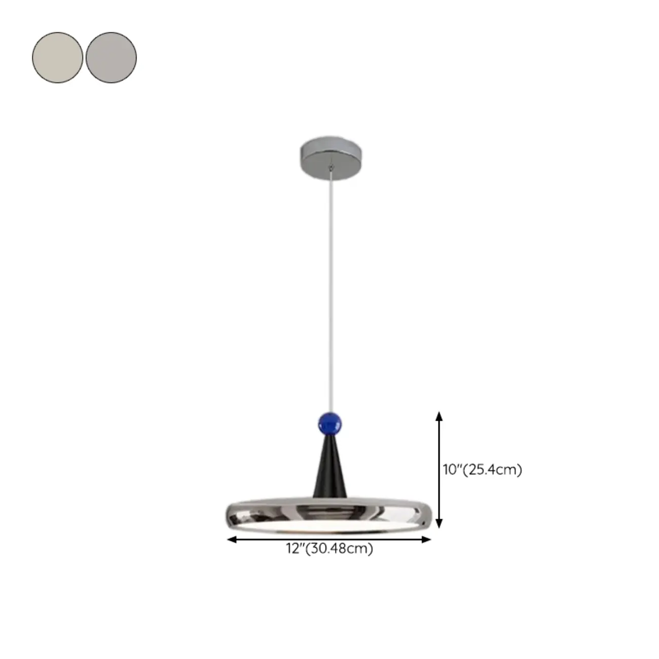 Modern Geometric Cream Acrylic Pendant Light with Multi Dimming