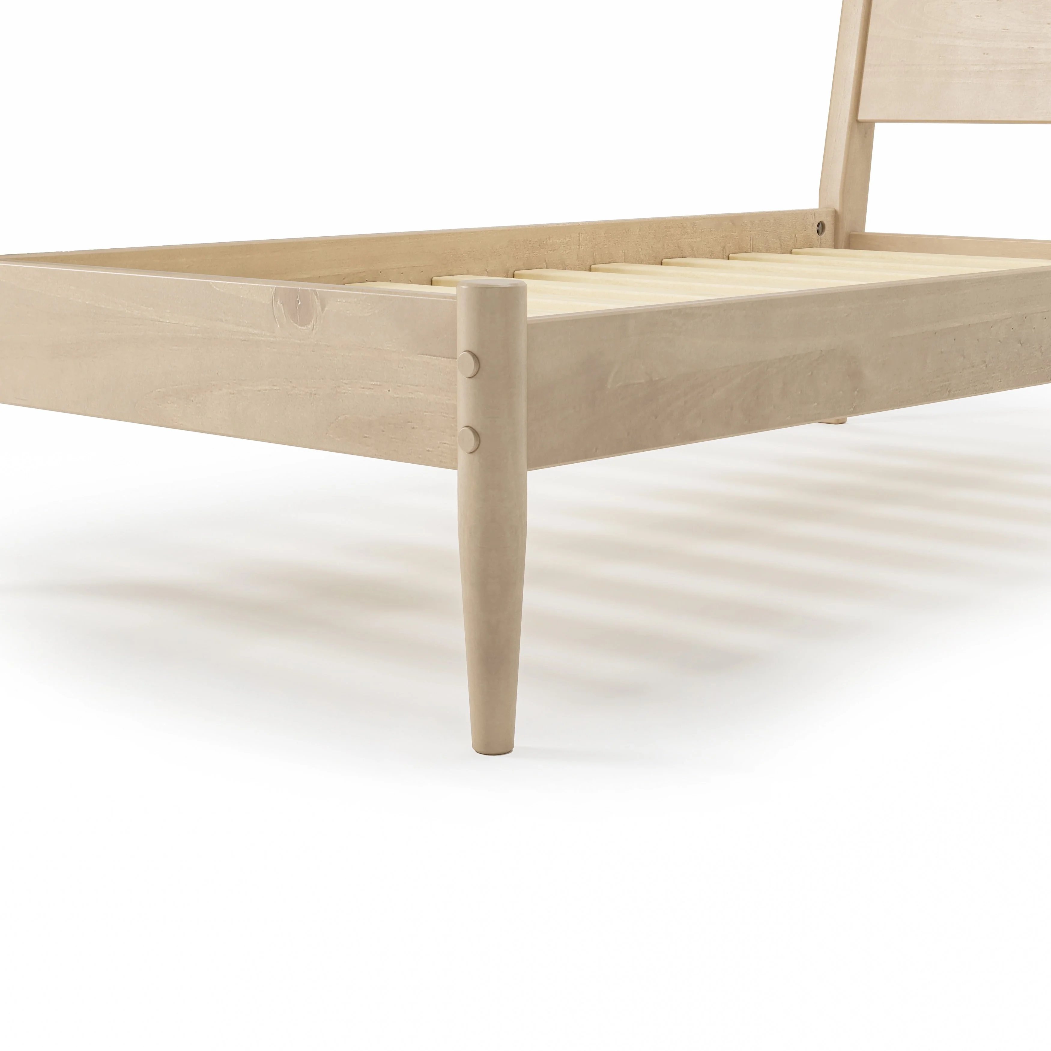 Mid-Century Panel Bed