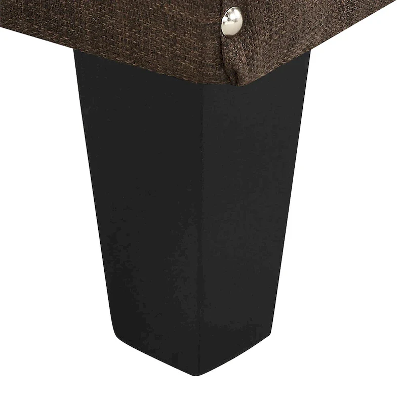 Erica Accent Armchair with Chrome Nailhead Trim