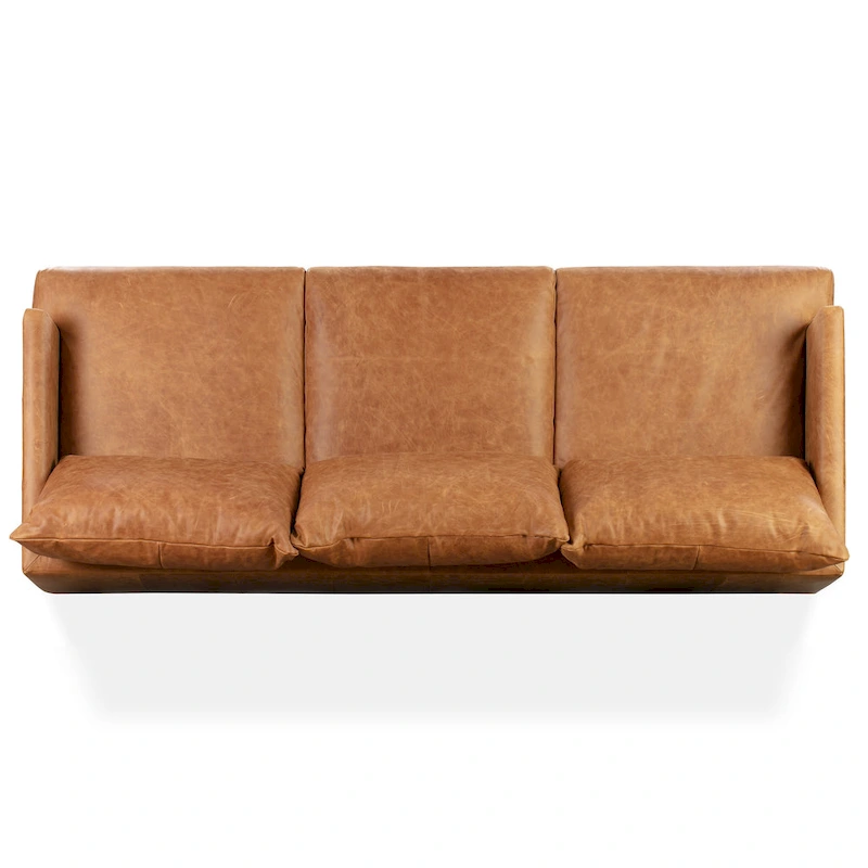 Poly & Bark Girona 88  Sofa - Full Grain Genuine Italian Leather