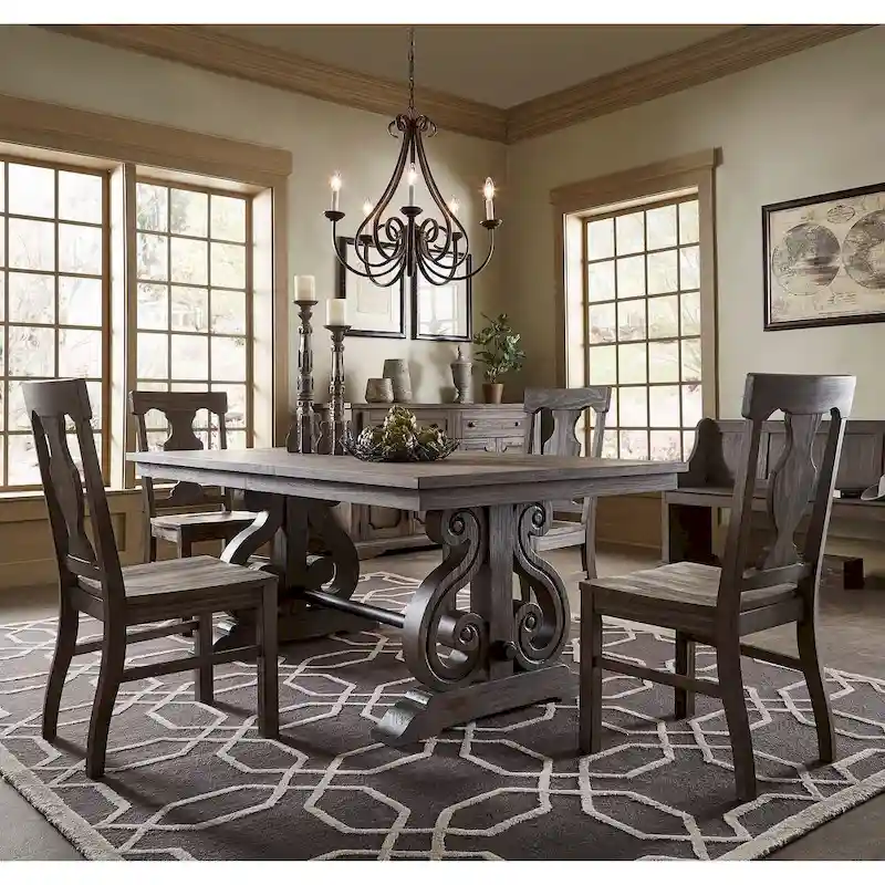 Wood Extendable Dining Table