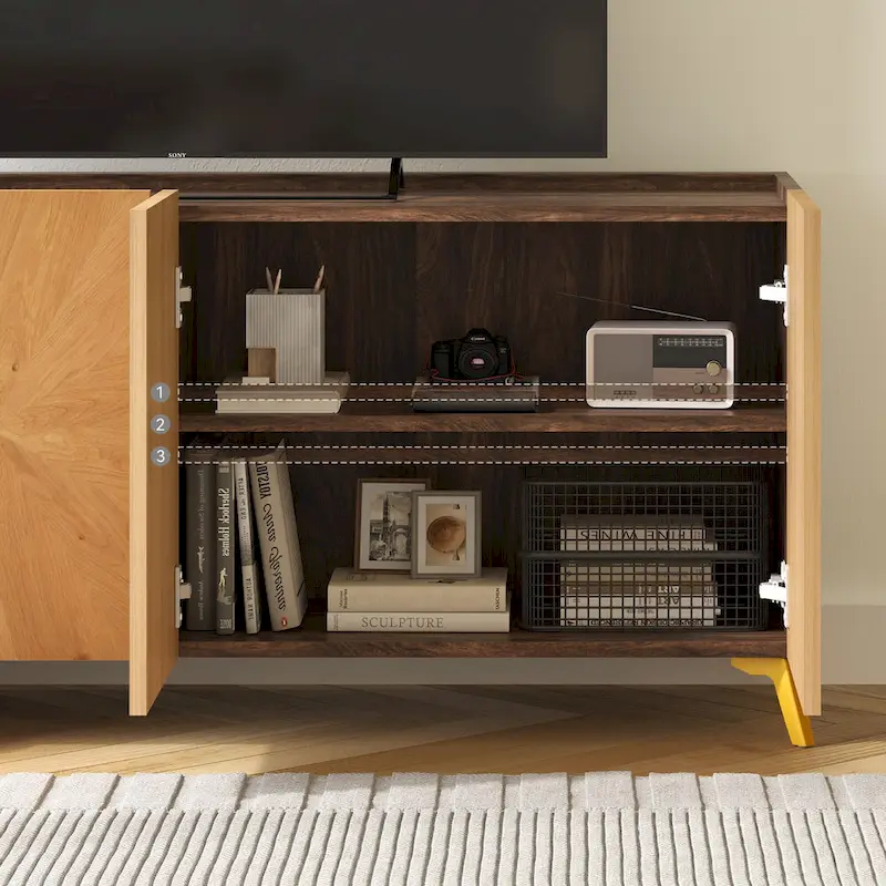 Moasis 63   Solid Wood Sideboard TV Stand