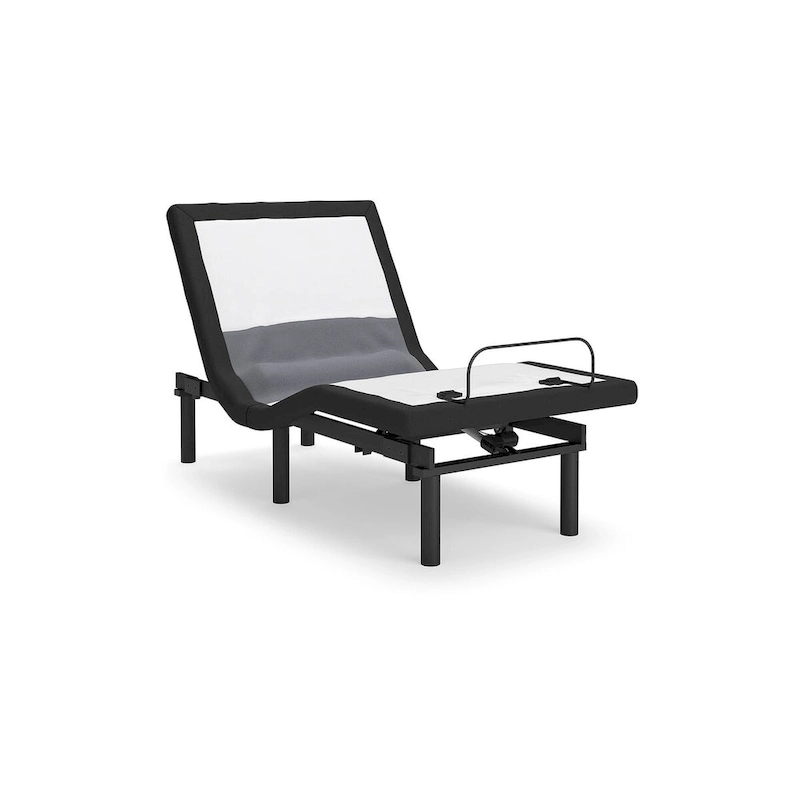 Signature Design by Ashley Best Base with Lumbar and Audio Black Adjustable Base