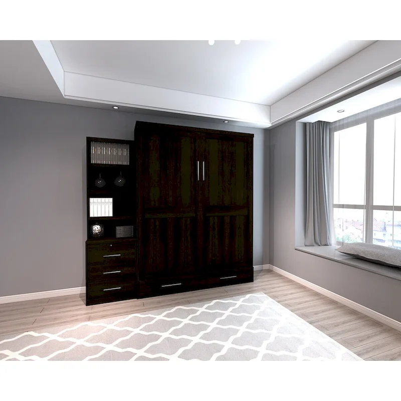 Brentwood Queen Murphy Bed with One Pier