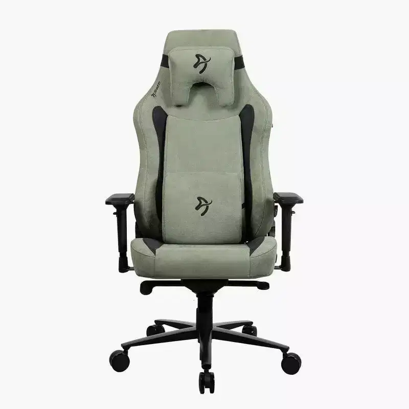 Arozzi Vernazza XL Supersoft Office and Gaming Chair with Memory Foam Lumbar Support 4D Armrest Forest