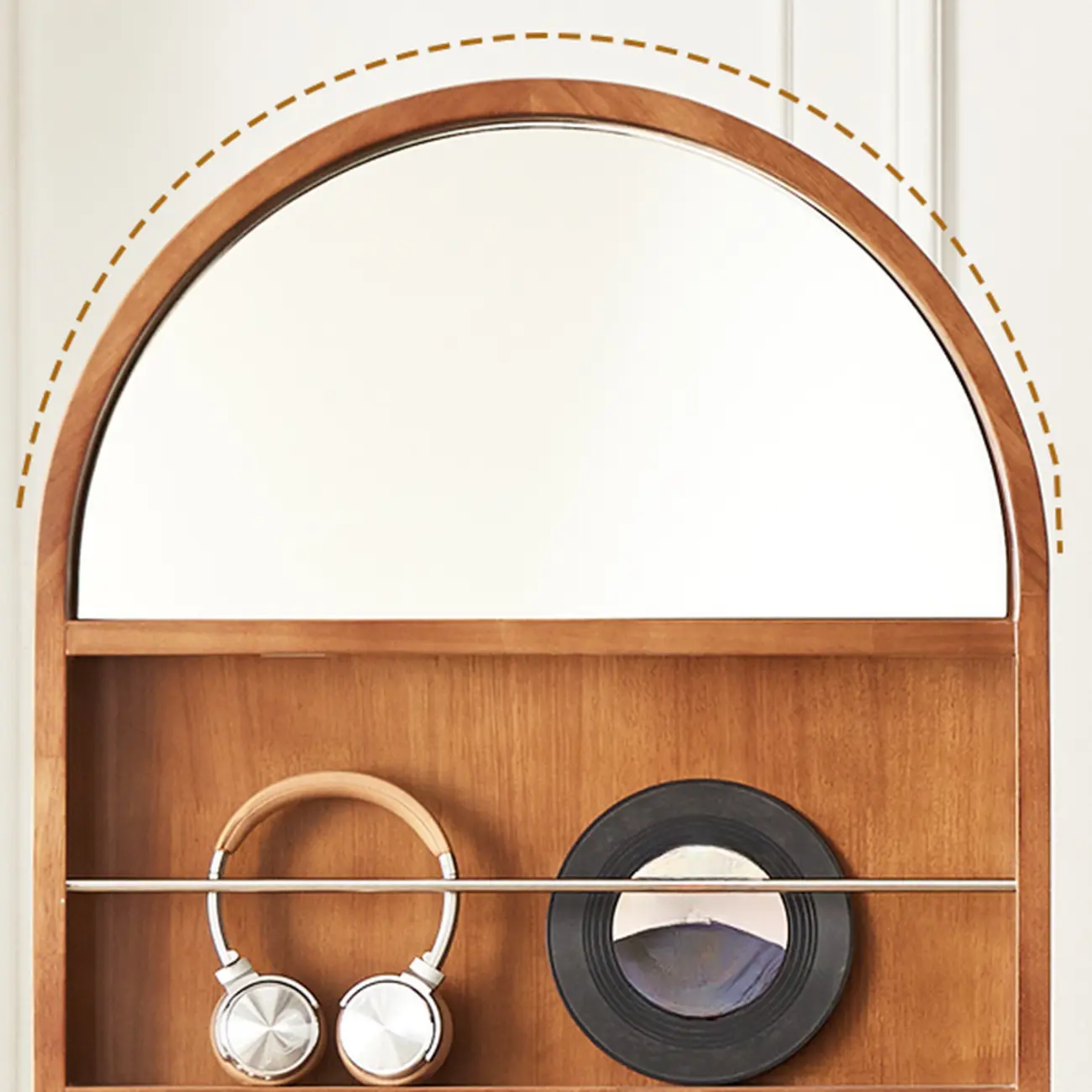 Modern Oak Wood Vertical Closed Back Bookcase