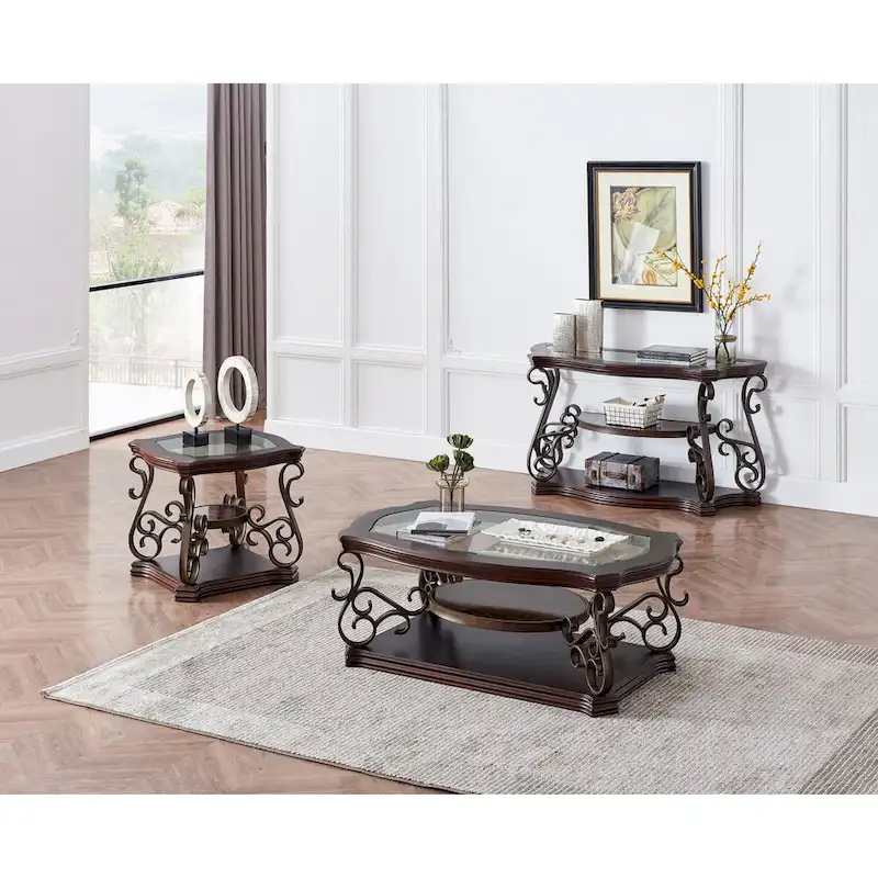 Upholstered Platform Bed Frame with Wingback Headboard