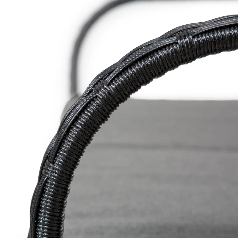 Sonoma 4 Piece Wicker all-weather Conversation Set with Cushions & Coffee Table